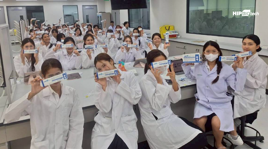 HIP Biotech ร่วมกับ PB Medtechcare สนับสนุนการศึกษาด้านเทคนิคการแพทย์ DPU